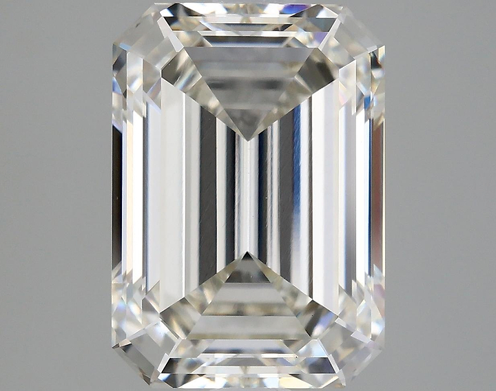 3.06 Carat Emerald Shaped Ideal Cut VVS2 IGI Certified Lab Grown Diamond