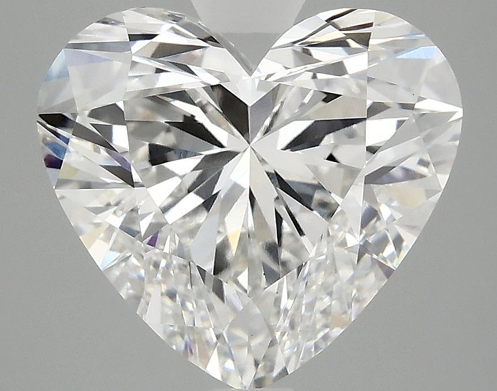 3.82 Carat Heart Shaped Ideal Cut VS1 IGI Certified Lab Grown Diamond
