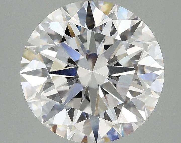 2.86 Carat Round Shaped Ideal Cut VVS2 IGI Certified Lab Grown Diamond