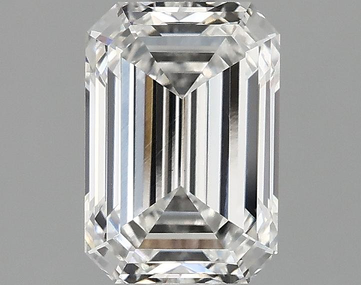 1.88 Carat Emerald Shaped Ideal Cut VVS2 IGI Certified Lab Grown Diamond