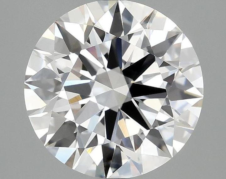 3.09 Carat Round Shaped Excellent Cut VVS2 IGI Certified Lab Grown Diamond