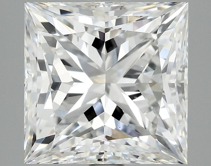 3.88 Carat Princess Shaped Ideal Cut VS1 IGI Certified Lab Grown Diamond