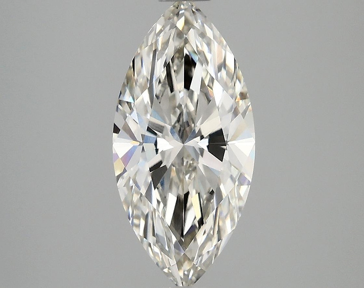 2.07 Carat Marquise Shaped Excellent Cut VVS2 IGI Certified Lab Grown Diamond
