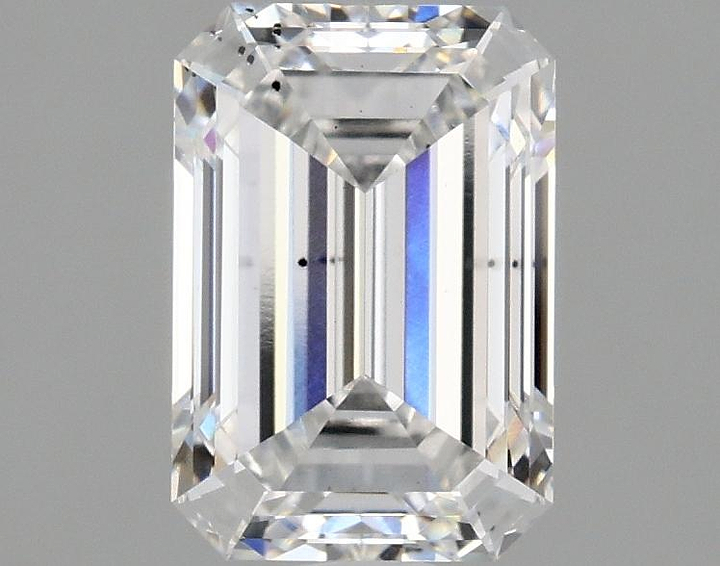 1.97 Carat Emerald Shaped Ideal Cut SI1 IGI Certified Lab Grown Diamond