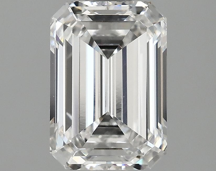 1.59 Carat Emerald Shaped Ideal Cut VVS2 IGI Certified Lab Grown Diamond