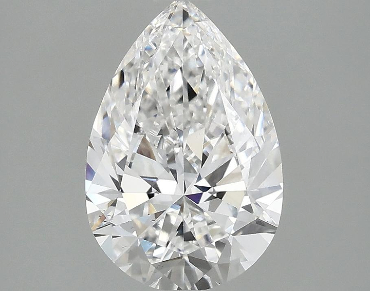 1.95 Carat Pear Shaped Excellent Cut VS2 IGI Certified Lab Grown Diamond