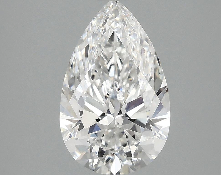 2.02 Carat Pear Shaped Ideal Cut VVS2 IGI Certified Lab Grown Diamond
