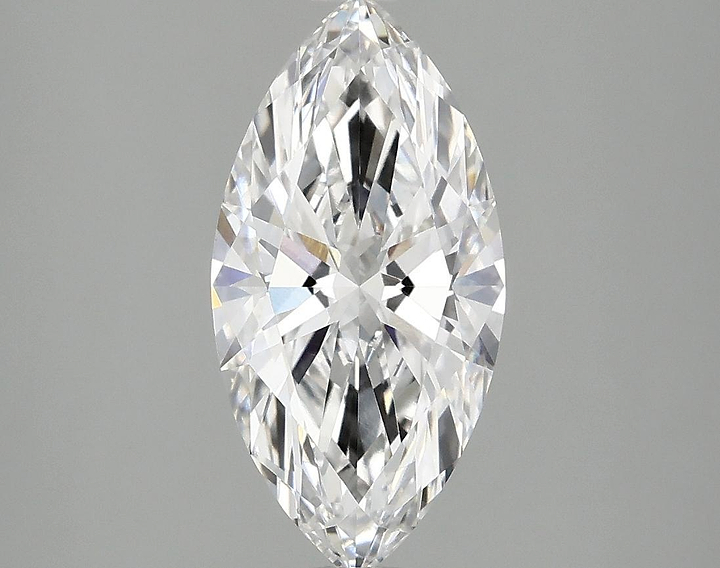 1.84 Carat Marquise Shaped Ideal Cut VVS2 IGI Certified Lab Grown Diamond