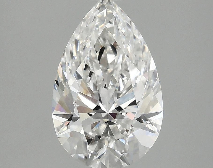 2.08 Carat Pear Shaped Ideal Cut VVS2 IGI Certified Lab Grown Diamond