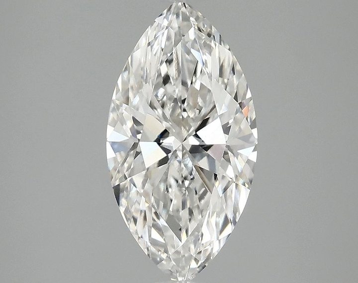 2.01 Carat Marquise Shaped Ideal Cut VVS2 IGI Certified Lab Grown Diamond