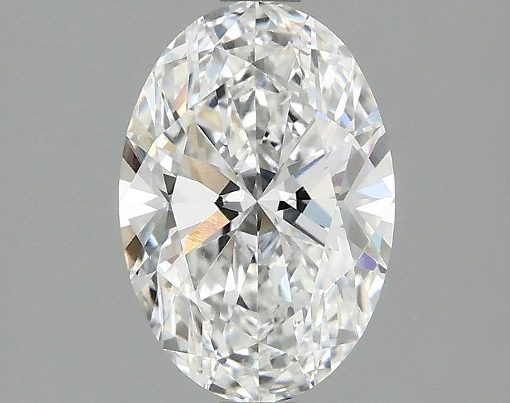 1.45 Carat Oval Shaped Ideal Cut VVS2 IGI Certified Lab Grown Diamond
