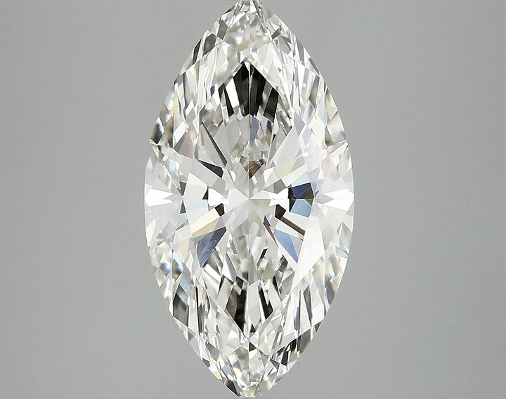 3.08 Carat Marquise Shaped Ideal Cut VVS2 IGI Certified Lab Grown Diamond