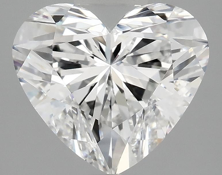3.09 Carat Heart Shaped Ideal Cut VVS2 IGI Certified Lab Grown Diamond