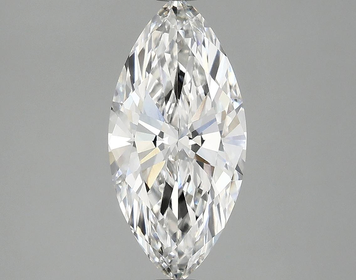 2.02 Carat Marquise Shaped Excellent Cut VVS2 IGI Certified Lab Grown Diamond