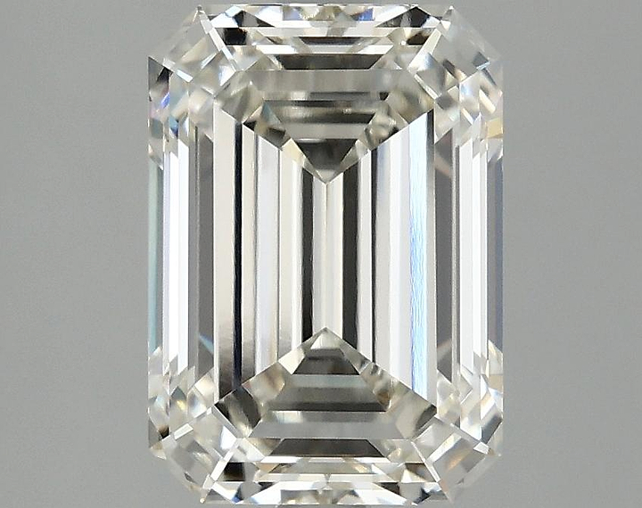 3.07 Carat Emerald Shaped Excellent Cut VVS1 IGI Certified Lab Grown Diamond