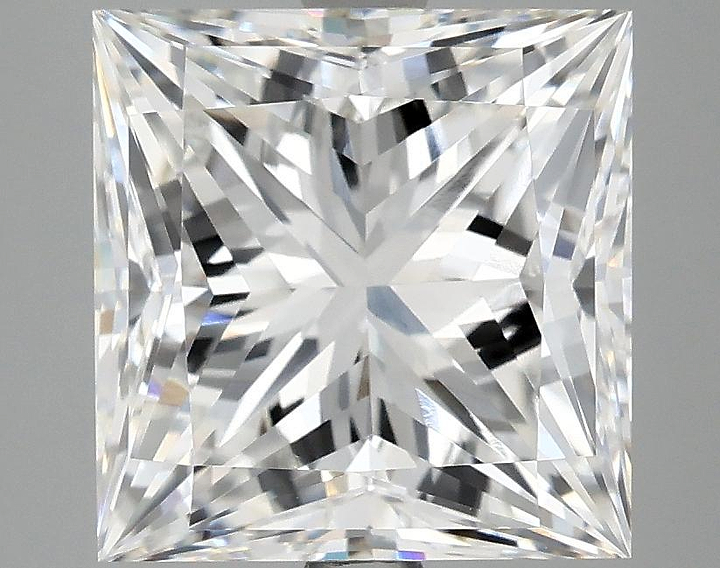 4.87 Carat Princess Shaped Ideal Cut VVS2 IGI Certified Lab Grown Diamond