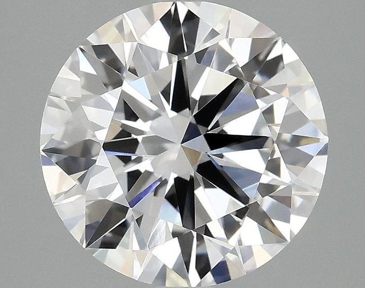 3.09 Carat Round Shaped Ideal Cut VVS2 IGI Certified Lab Grown Diamond