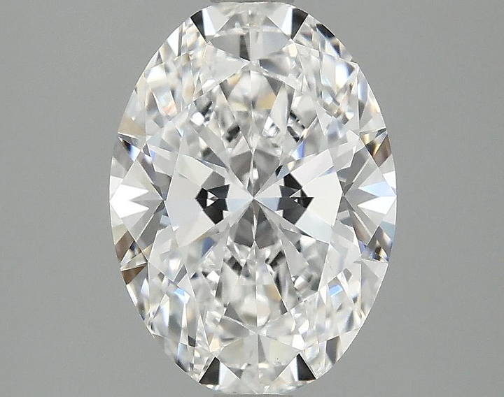 2.52 Carat Oval Shaped Ideal Cut VVS2 IGI Certified Lab Grown Diamond