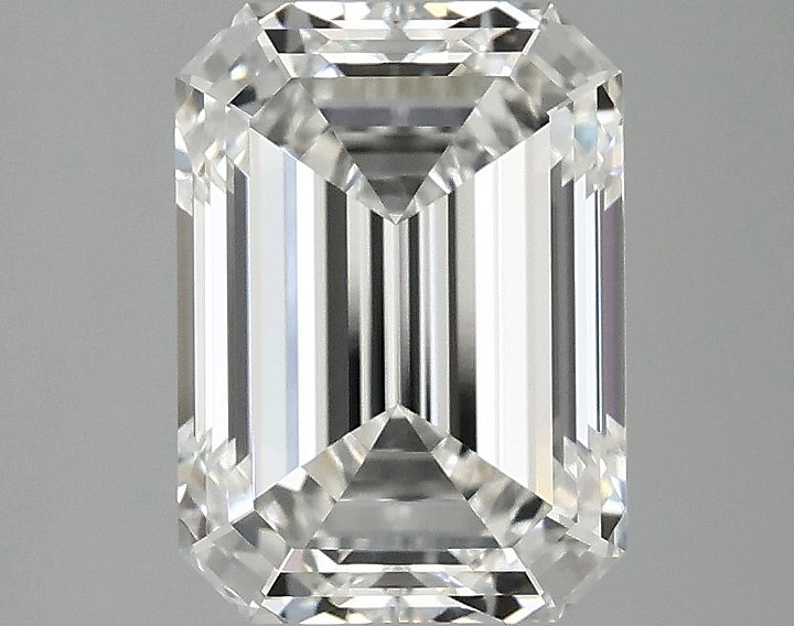 3.06 Carat Emerald Shaped Excellent Cut VVS2 IGI Certified Lab Grown Diamond
