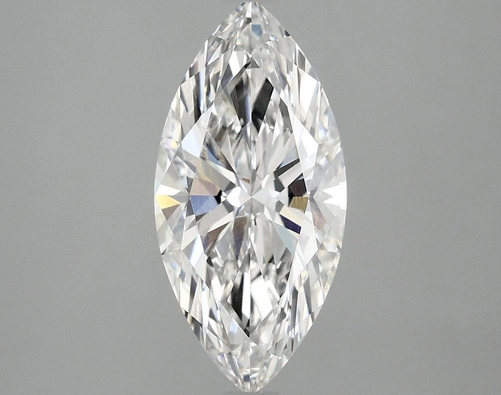 2.03 Carat Marquise Shaped Excellent Cut VVS2 IGI Certified Lab Grown Diamond
