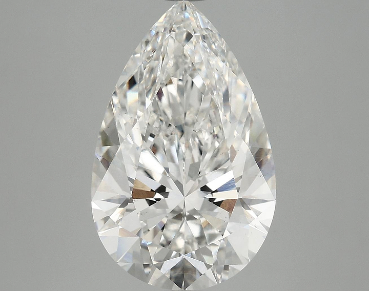 5.04 Carat Pear Shaped Ideal Cut VS1 IGI Certified Lab Grown Diamond