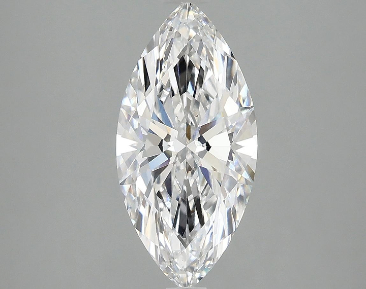 2.04 Carat Marquise Shaped Excellent Cut VVS2 IGI Certified Lab Grown Diamond