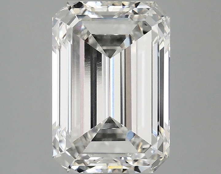 3.03 Carat Emerald Shaped Ideal Cut VVS2 IGI Certified Lab Grown Diamond