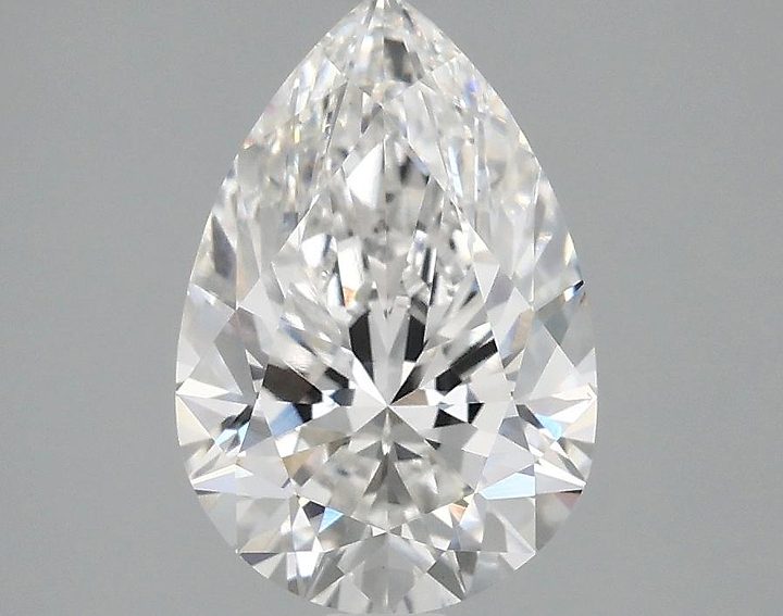 2.08 Carat Pear Shaped Excellent Cut VS1 IGI Certified Lab Grown Diamond