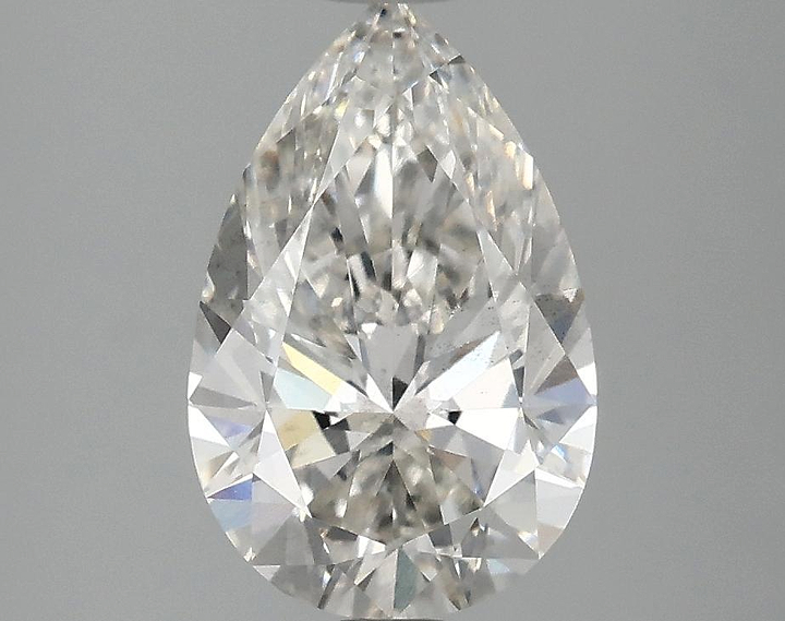 2.08 Carat Pear Shaped Ideal Cut SI1 IGI Certified Lab Grown Diamond