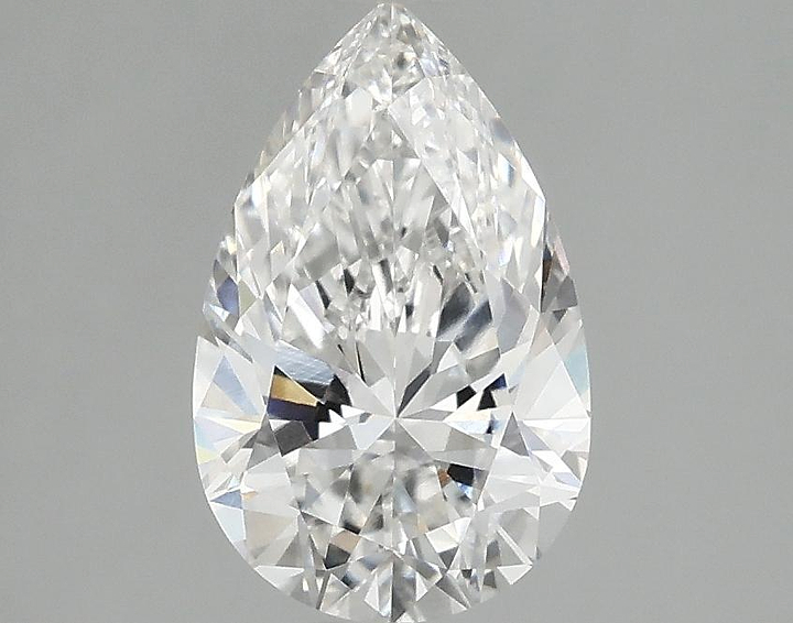 1.51 Carat Pear Shaped Ideal Cut VVS2 IGI Certified Lab Grown Diamond
