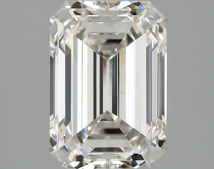 2.54 Carat Emerald Shaped Ideal Cut VS1 IGI Certified Lab Grown Diamond