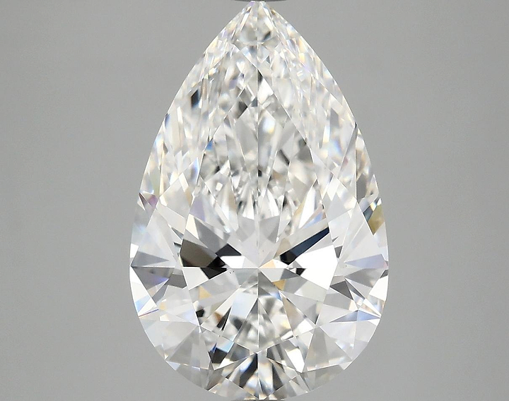4.08 Carat Pear Shaped Ideal Cut VS1 IGI Certified Lab Grown Diamond