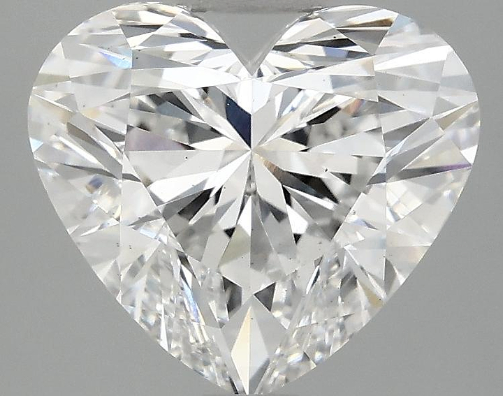3.09 Carat Heart Shaped Ideal Cut VS2 IGI Certified Lab Grown Diamond