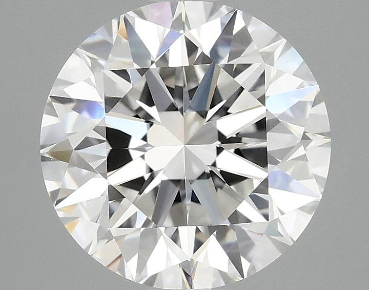 3.09 Carat Round Shaped Ideal Cut VVS2 IGI Certified Lab Grown Diamond