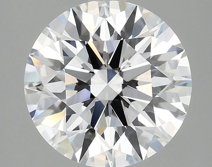 3.08 Carat Round Shaped Ideal Cut VVS2 IGI Certified Lab Grown Diamond