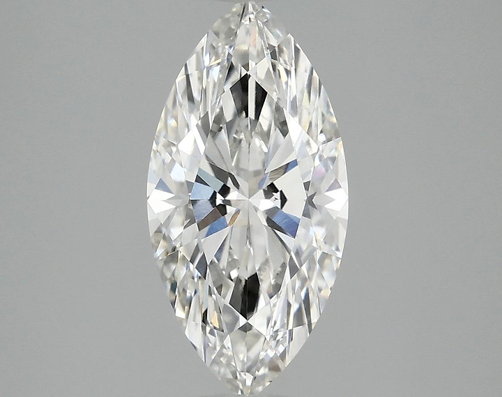 2.07 Carat Marquise Shaped Ideal Cut VVS2 IGI Certified Lab Grown Diamond