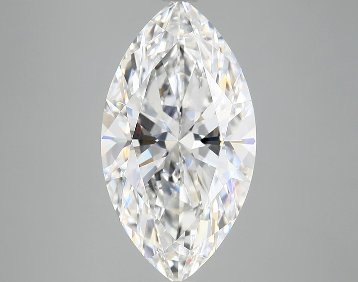 4.91 Carat Marquise Shaped Excellent Cut VVS2 IGI Certified Lab Grown Diamond