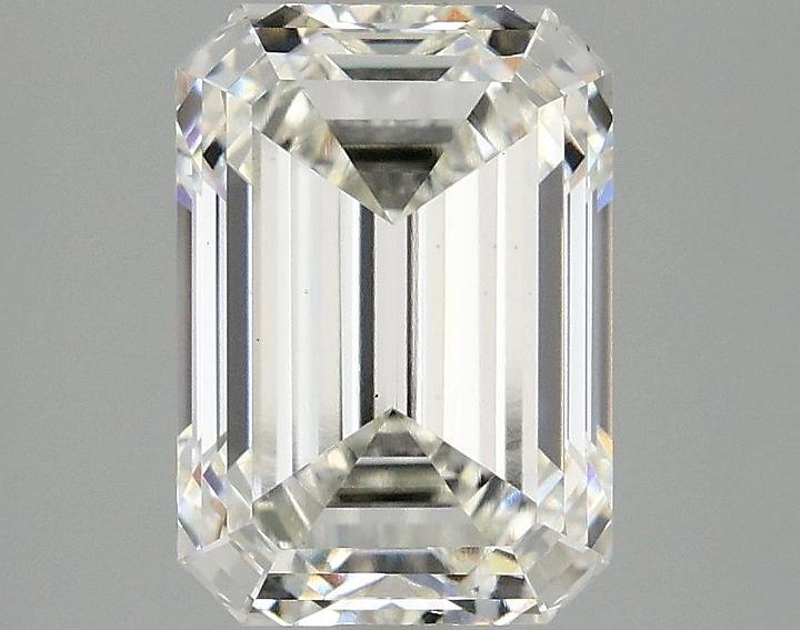 3.09 Carat Emerald Shaped Ideal Cut VS1 IGI Certified Lab Grown Diamond