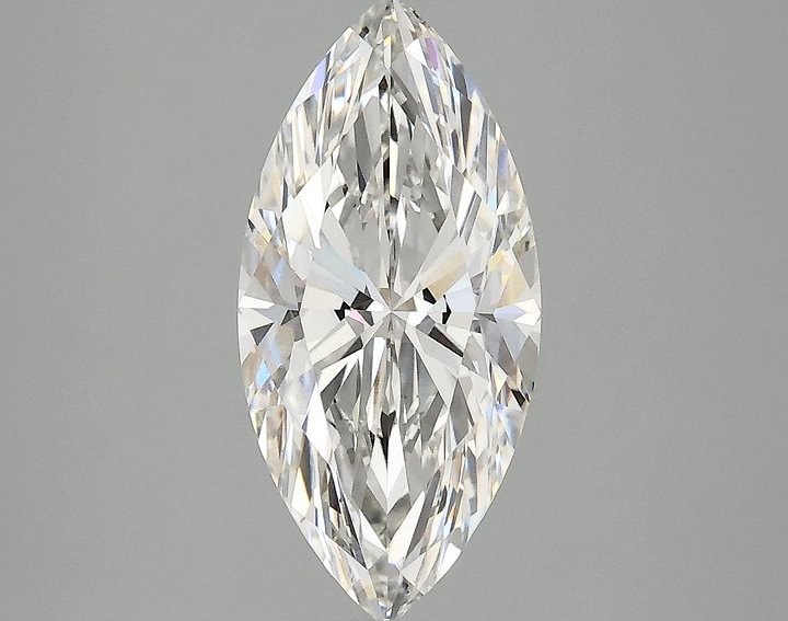 2.07 Carat Marquise Shaped Excellent Cut VVS2 IGI Certified Lab Grown Diamond