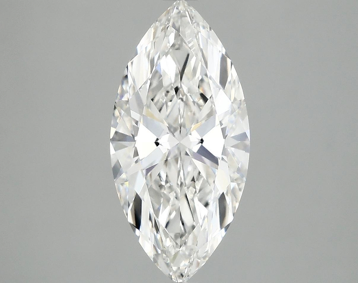 2.52 Carat Marquise Shaped Excellent Cut VVS2 IGI Certified Lab Grown Diamond