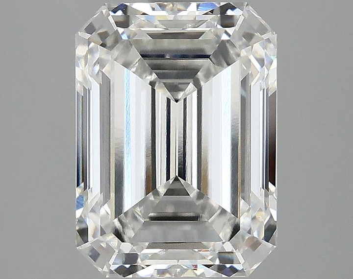 3.09 Carat Emerald Shaped Excellent Cut VS1 IGI Certified Lab Grown Diamond