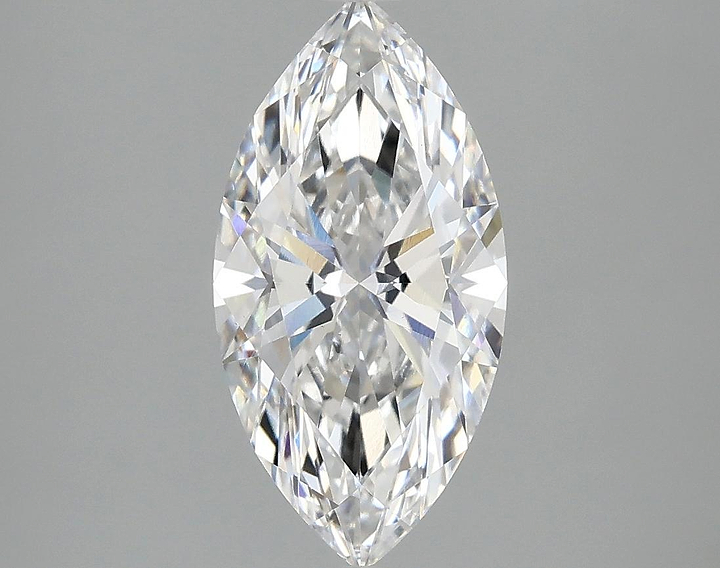 2.1 Carat Marquise Shaped Ideal Cut VS1 IGI Certified Lab Grown Diamond