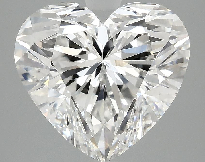 4.1 Carat Heart Shaped Ideal Cut VVS2 IGI Certified Lab Grown Diamond