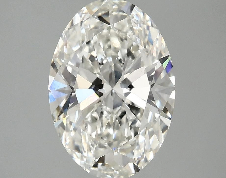 2.53 Carat Oval Shaped Ideal Cut VVS2 IGI Certified Lab Grown Diamond