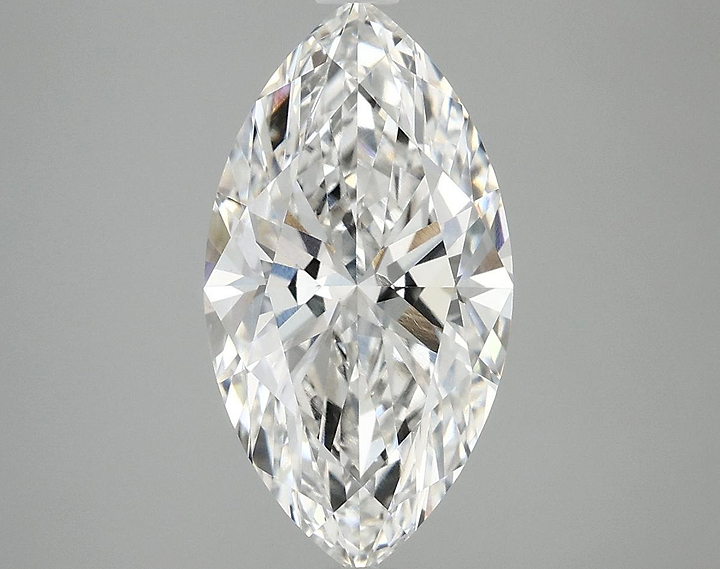 3.03 Carat Marquise Shaped Excellent Cut VVS2 IGI Certified Lab Grown Diamond