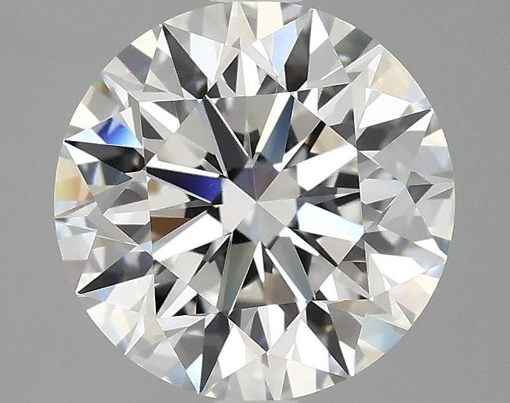 3.01 Carat Round Shaped Excellent Cut VVS2 IGI Certified Lab Grown Diamond