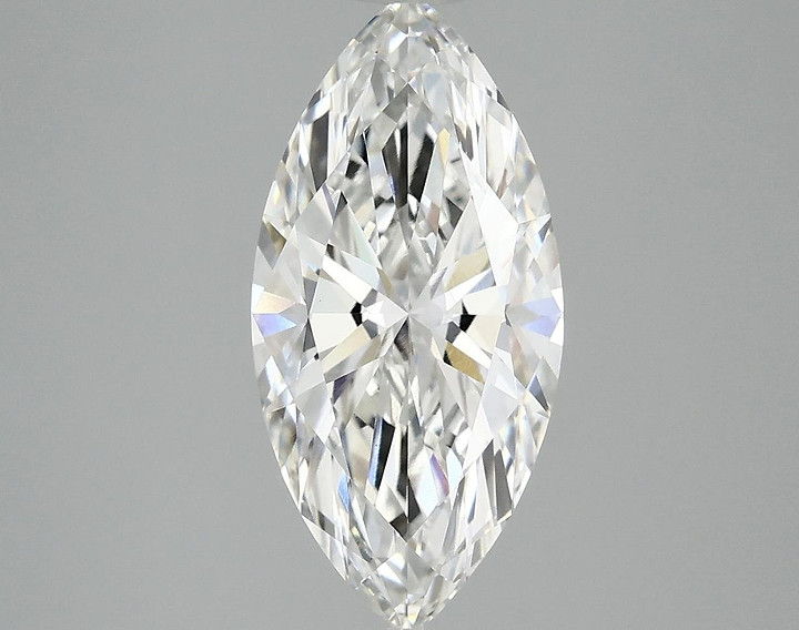 2.56 Carat Marquise Shaped Excellent Cut VVS2 IGI Certified Lab Grown Diamond