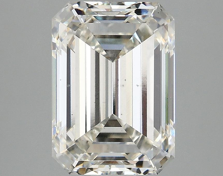 3.08 Carat Emerald Shaped Ideal Cut VS2 IGI Certified Lab Grown Diamond