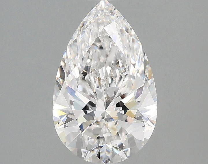 1.46 Carat Pear Shaped Ideal Cut VVS2 IGI Certified Lab Grown Diamond