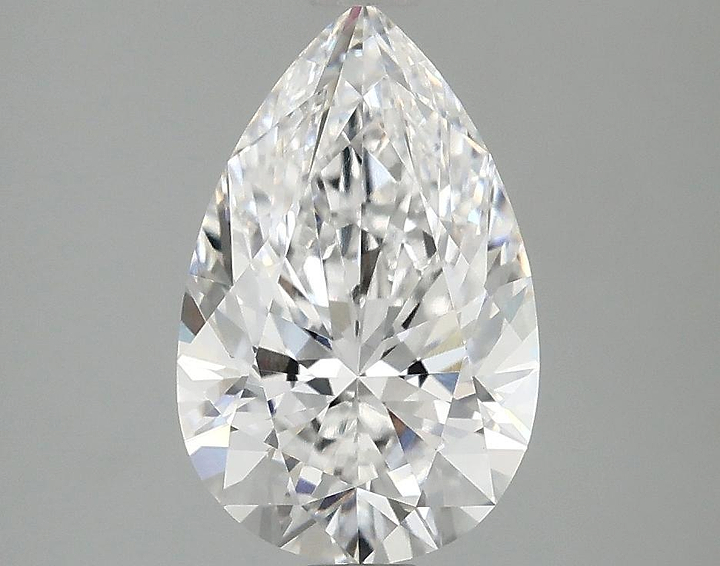 2.03 Carat Pear Shaped Ideal Cut VVS2 IGI Certified Lab Grown Diamond